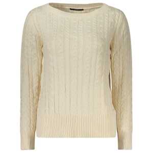 Guess Jeans White Cotton Sweater