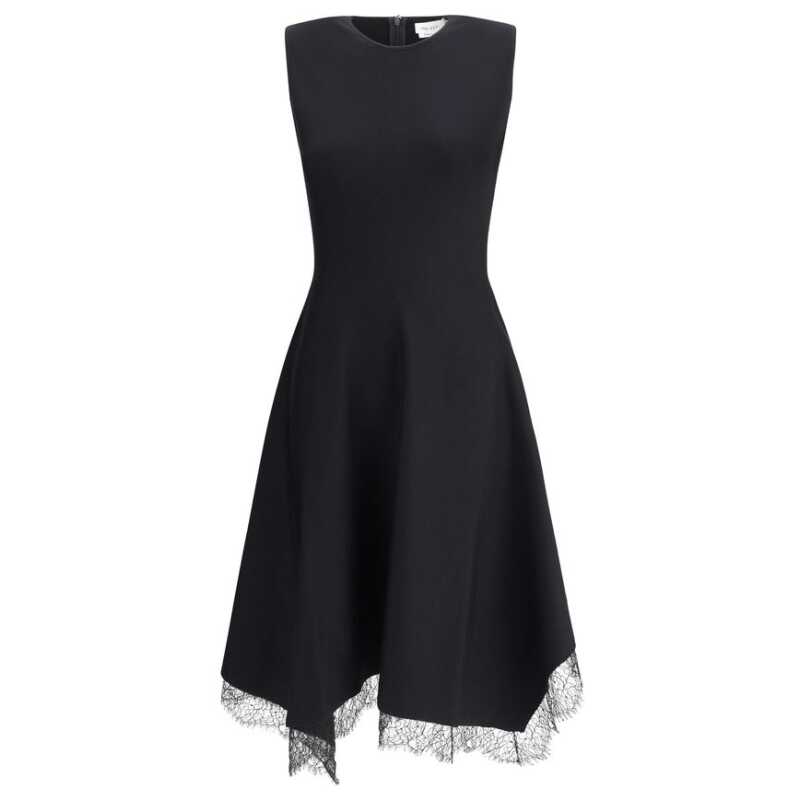 Alexander McQueen Asymmetric midi Dress, theFeinheit