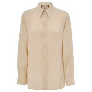 Gucci Beige Silk Shirt