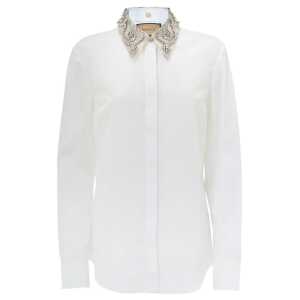 Gucci White Cotton Shirt