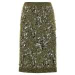 Gucci Green Viscose Skirt