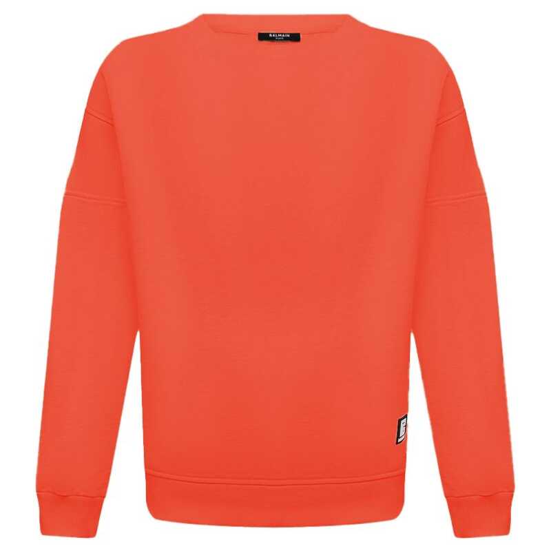 Balmain Orange Cotton Sweater, theFeinheit