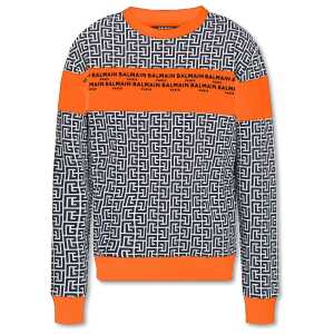 Balmain Multicolor Cotton Sweater