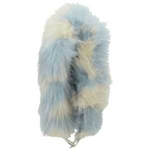 Miu Miu Light Blue Fur Shoulder Bag