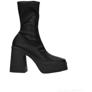 Stella McCartney Black Leather Ankle