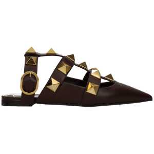 Valentino Garavani Brown Leather Sandal