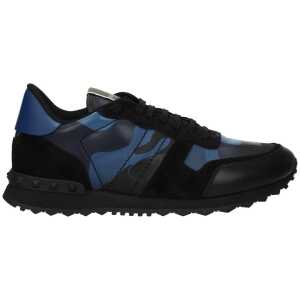 Valentino Garavani Blue Leather Sneakers
