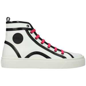 Furla Beige Leather Sneakers