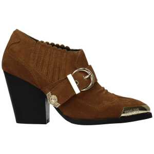 Versace Jeans Brown Leather Ankle