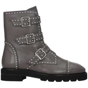 Stuart Weitzman Gray Leather Ankle