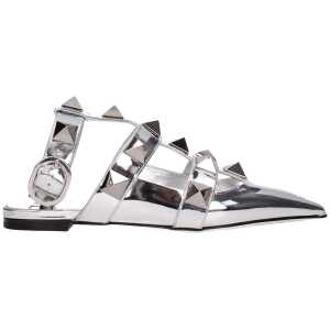 Valentino Garavani Gray Leather Sandal