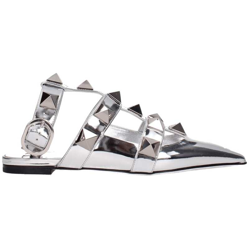 Valentino Garavani Gray Leather Sandal, theFeinheit