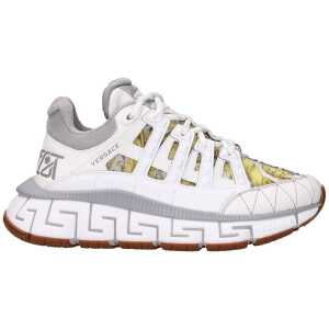 Versace White Leather Sneakers