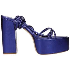 Paris Texas Purple Leather Sandal