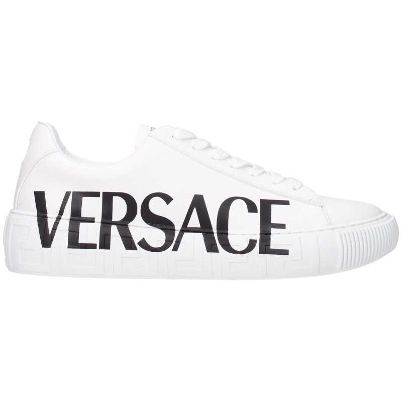 Versace White Leather Sneakers, theFeinheit