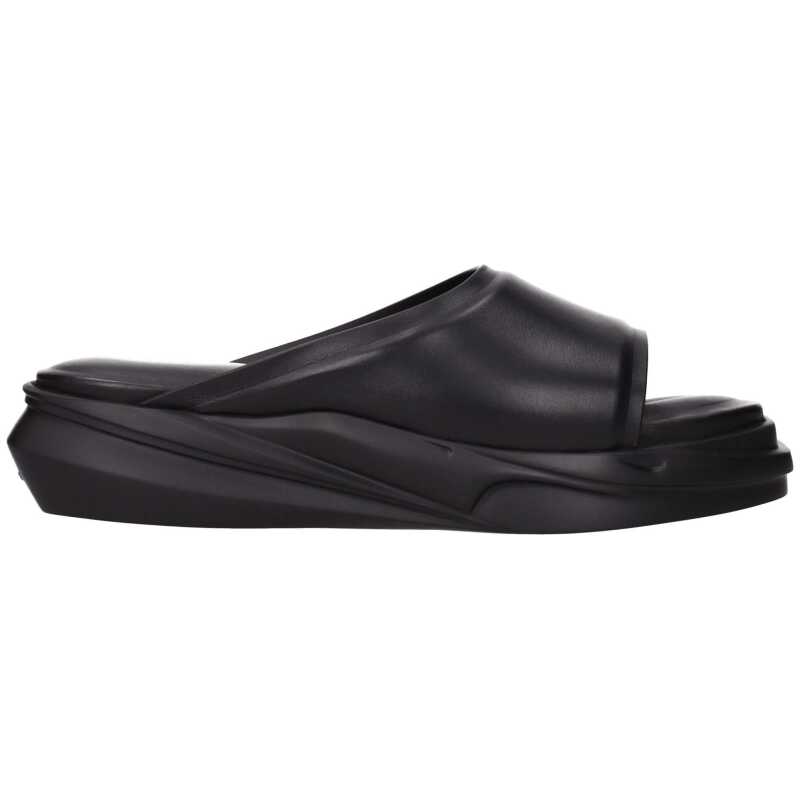 Alyx Black Leather Slipper, theFeinheit
