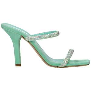 Paris Texas Green Leather Sandal