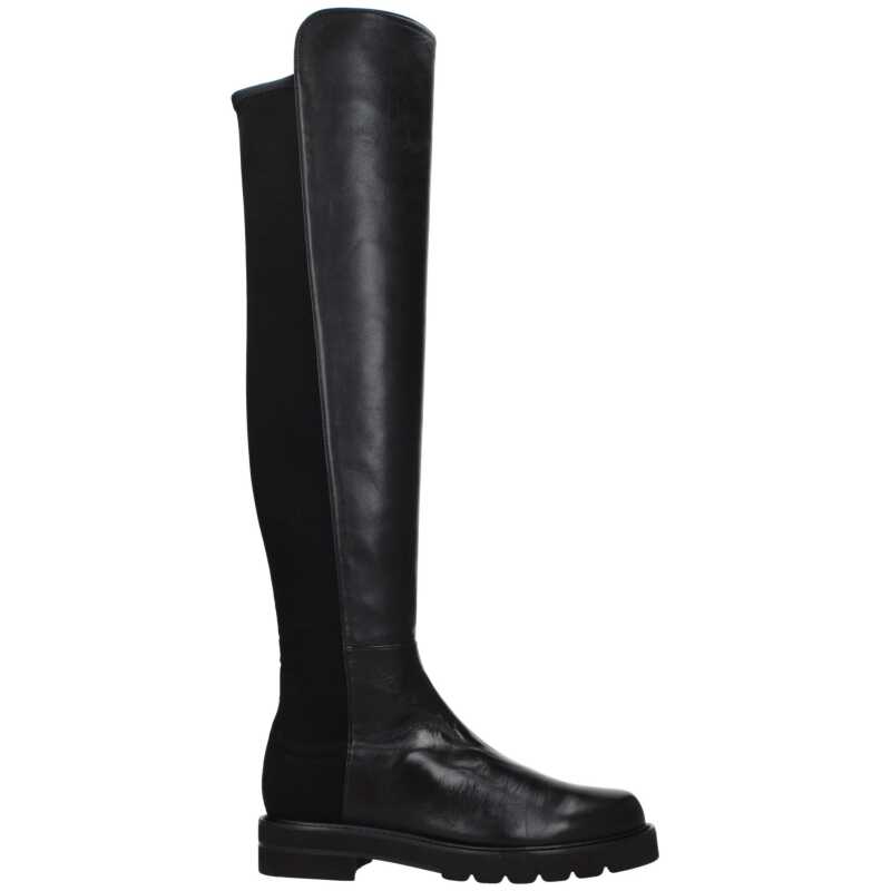 Stuart Weitzman Black Leather Boot, theFeinheit