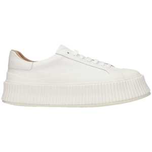 Jil Sander White Leather Sneakers