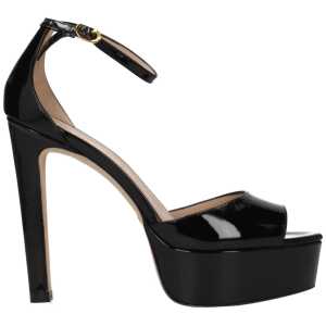 Stuart Weitzman Black Leather Sandal