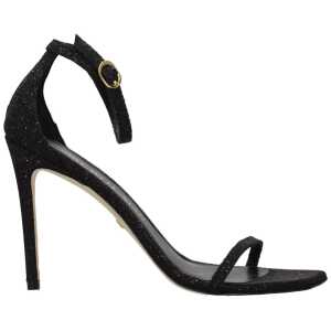 Stuart Weitzman Black Crystals Sandal