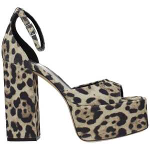 Paris Texas Beige Leather Sandal