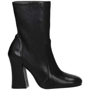 Stuart Weitzman Black Leather Ankle