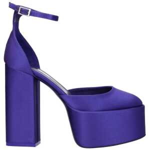 Paris Texas Purple Satin Sandal