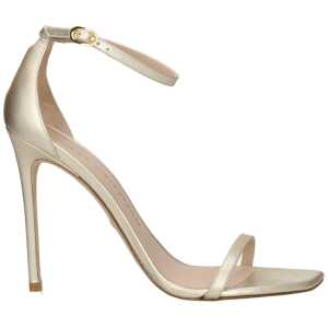 Stuart Weitzman Gold Leather Sandal