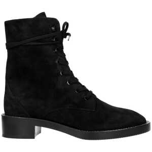 Stuart Weitzman Black Leather Ankle