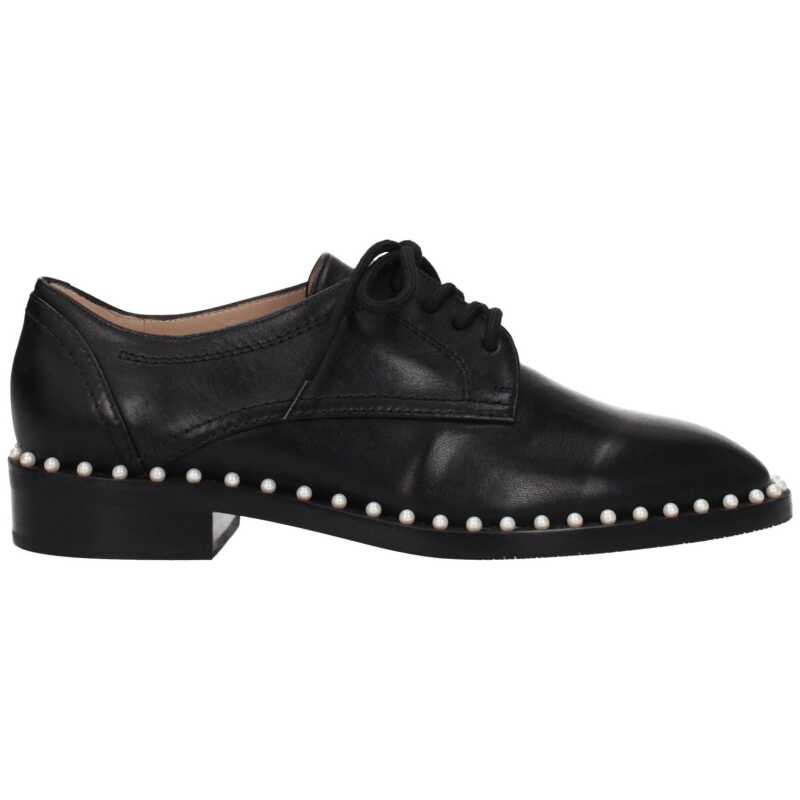 Stuart Weitzman Black Leather Oxfords And Derby, theFeinheit