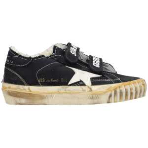 Golden Goose Black Fabric Sneakers