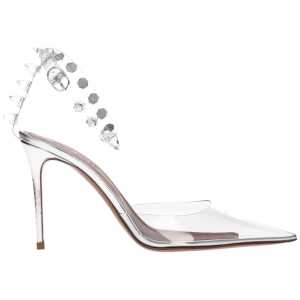 Amina Muaddi Transparent Pvc Sandal