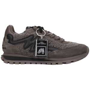 Marc Jacobs Gray Fur Sneakers