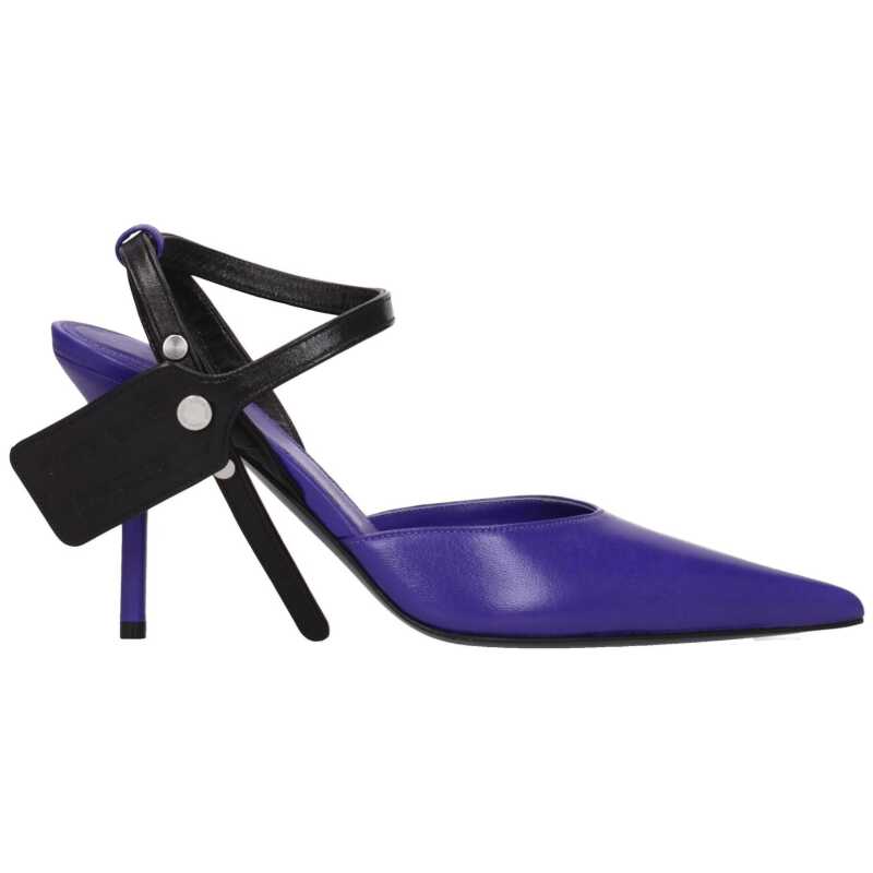Off-White Purple Leather Sandal, theFeinheit