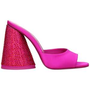 The Attico Pink Satin Sandal