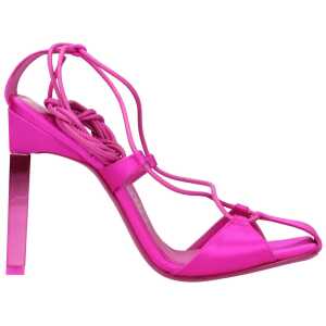 The Attico Pink Satin Sandal
