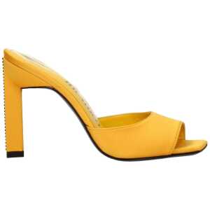 The Attico Orange Satin Sandal