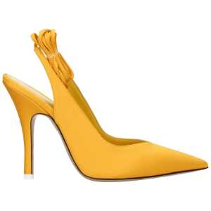 The Attico Orange Satin Sandal