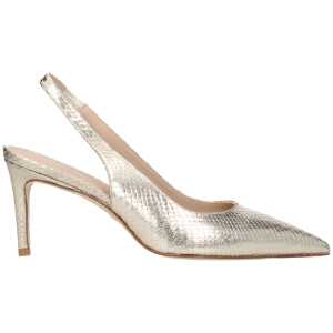 Stuart Weitzman Gold Leather Sandal
