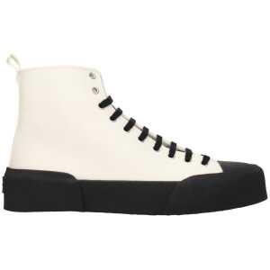Jil Sander Beige Fabric Sneakers