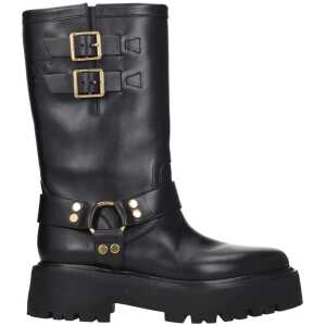 Celine Gold Leather Ankle