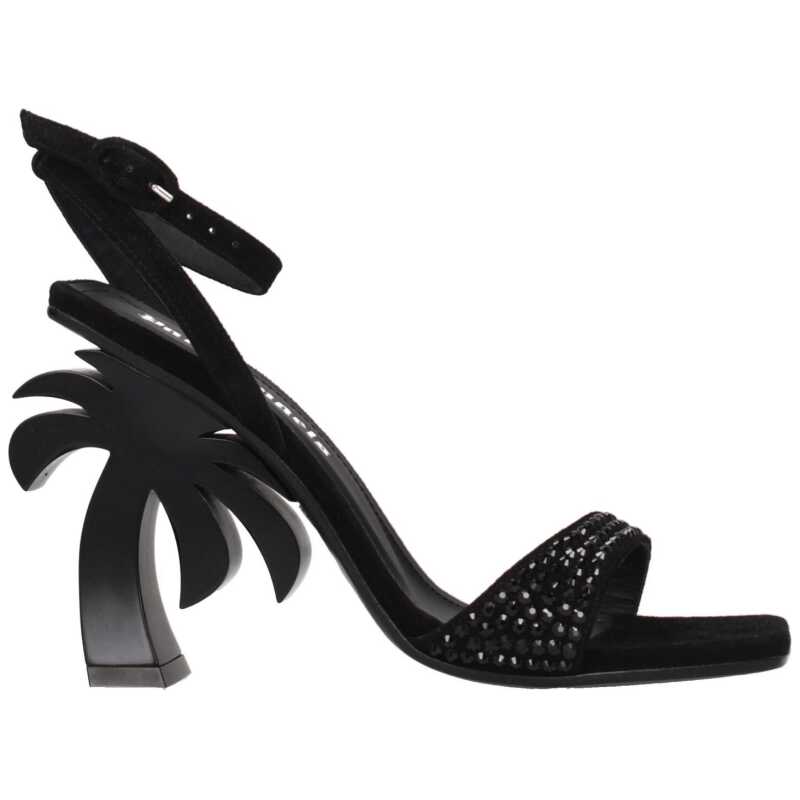 Palm Angels Black Leather Sandal, theFeinheit