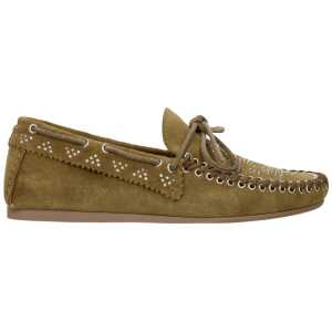 Isabel Marant Green Leather Loafer