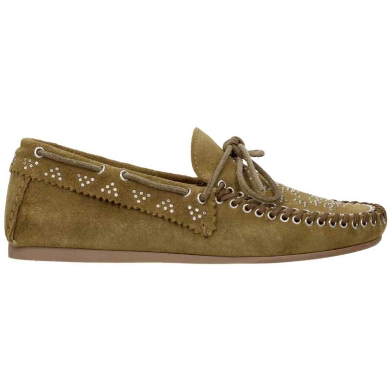 Isabel Marant Green Leather Loafer, theFeinheit