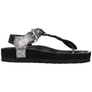 Isabel Marant Black Leather Flip-Flop Sandal