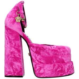 Versace Pink Velvet Sandal