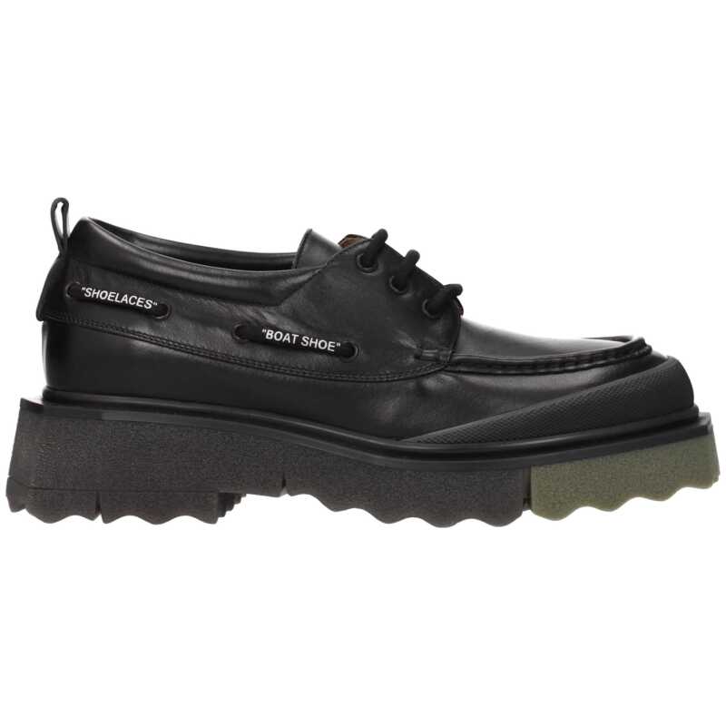Off-White Black Leather Oxfords And Derby, theFeinheit