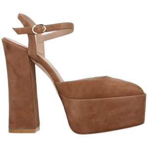 Stuart Weitzman Beige Leather Sandal