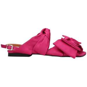 Ganni Pink Fabric Sandal